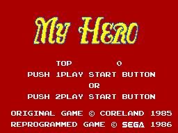 My Hero screenshot 5 for Sega Master System